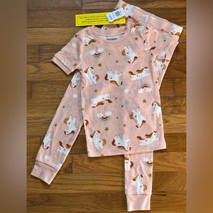 NWT Toddler Girl Unicorn Snug-Fit Printed Pajama Set